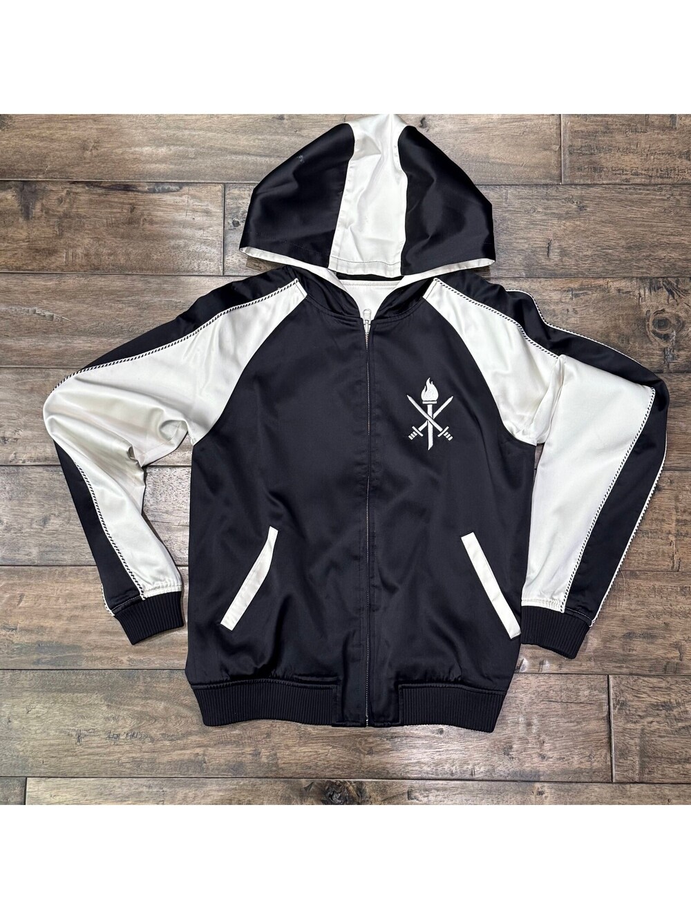 Opening Ceremony Reversible Silk Souvenir Bomber
